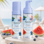 فوم پمپ Fruit Glow سورنا 100 میل رنگ بلوبری هندوانه