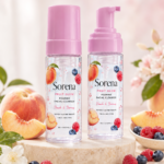 فوم پمپ Fruit Glow سورنا 100 میل رنگ هلو بری